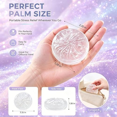 DIY Dumpling Squishy Making Kit,8 Empty Fillable Sensory Squeeze Bags, Vacuum Pressure Fidget for Anxiety Relief, Transparent Steamed Bun Style for Adults thumbnail 4