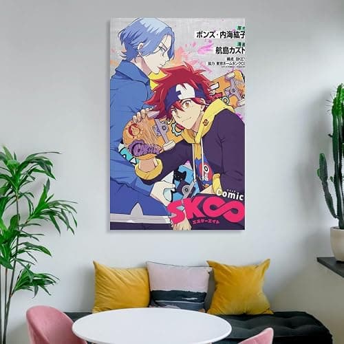 Anime Posters Sk8 The Infinity Official Art Wall Art Prints Wall Pictures for Bedroom Wall Art Paintings Canvas Wall Decor Home Decor Living Room Decor Aesthetic 08x12inch(20x30cm) Unframe thumbnail 7