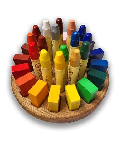 Waldorf crayon holder for Stockmar CRAYONS NOT INCLUDED - Image 1
