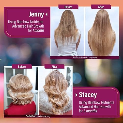 Hair Growth Vitamins for Women | Biotin 10,000mcg, Collagen, Patented OptiMSM®, goMCT®, Saw Palmetto | Naturally Regrow Stronger & Healthier Hair, Skin and Nails | Stops Hair Loss | 60 Day Supply thumbnail 6