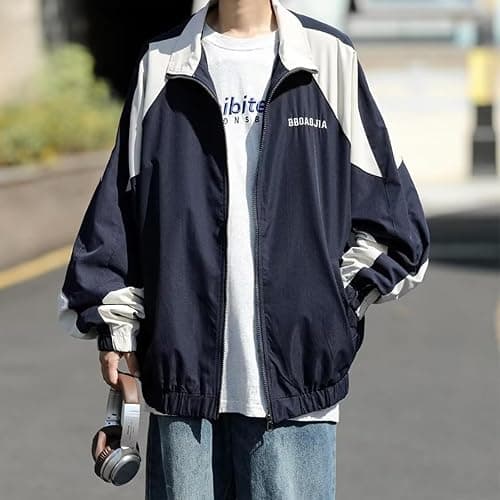 Hesaco Unisex Varsity Jacket, Letter Winter Jackets for Men and Women Streetwear Bomber Coats thumbnail 6