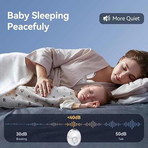 Hands Free Breast Pump Wearable MY-375 - Strong Suction, Low Noise, Portable Electric Breast Pump with 4 Mode & 12 Levels - 19/21/24mm Insert/Flange, 2 Pack (White) thumbnail 5