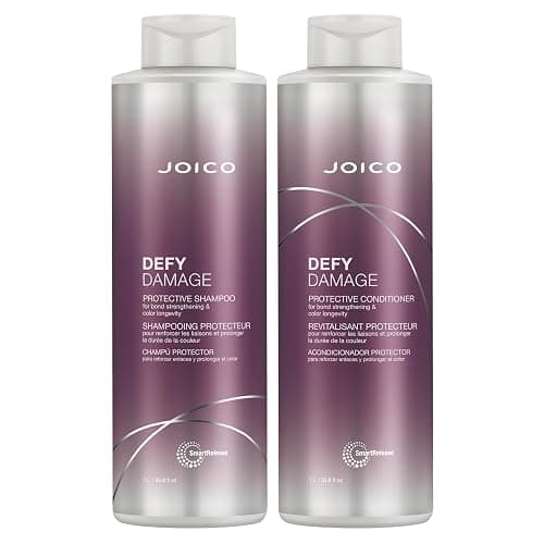 Joico Defy Damage Protective Shampoo & Conditioner | For Color-Treated Hair | Strengthen Bonds & Preserve Hair Color | With Moringa Seed Oil & Arginine - Image 1