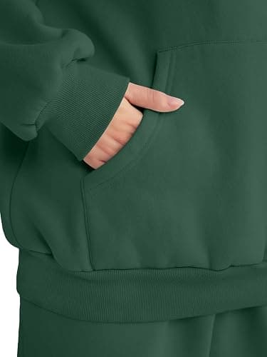 AUTOMET Womens 2 Piece Outfits Lounge Hoodie Sweatsuit Sets Plus Size Fall Fashion Clothes Airport Travel Pants Tracksuits thumbnail 6