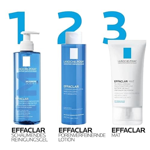 La Roche Posay Mattierende Feuchtigkeitspflege für fettige, unreine und zu Akne neigende Haut, Talgregulierend und porenverfeinernd, Mit LHA und Thermalwasser, Effaclar Mat, 40 ml | Mattierende Feuchtigkeitspflege für ölige Haut. Wirkt talgregulierend, verfeinert sichtbar Poren & mattiert die Haut thumbnail 7
