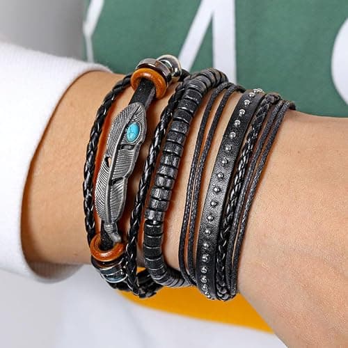 Btohrt Fairy Grunge Bracelet Leather Aesthetic Bracelets Boho Fairycore Aesthetic Accessories Jewelry thumbnail 2