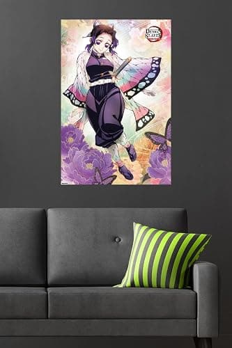 Demon Slayer: Hashira Training - Shinobu Wall Poster, 34L" x 22.4W", Premium Unframed Version thumbnail 4