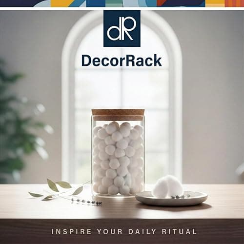 DecorRack 300 Small Cotton Balls for Make-Up, Nail Polish Removal, Pet Care, Applying Oil Lotion or Powder, Made from 100% Pure & Natural Cotton, Soft and Absorbent for Household Needs (300 Count) thumbnail 7