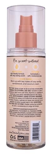 Tree Hut Fragrance Mist - Vanilla - 6 fl oz - Hydrating, Alcohol-Free Formula - Warm, Creamy Scent with Vanilla, Sandalwood, and Coconut Cream Notes thumbnail 3