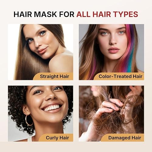 Karseell Collagen Hair Treatment Deep Repair Conditioning Argan Oil Collagen Hair Mask Essence for Dry Damaged Hair All Hair Types 16.90 oz 500ml thumbnail 6