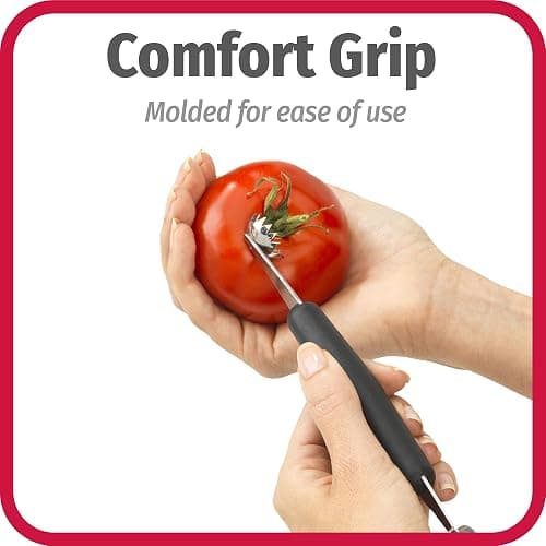 GoodCook Touch Stainless Steel 2-in-1 Melon Baller and Fruit and Veggie Corer Scoop, Silver/Black thumbnail 7