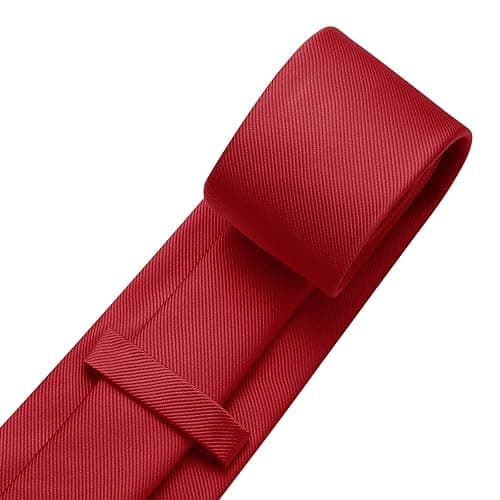 DecTwig Men's Ties Solid Color Formal Necktie | 3.15 inch (8 cm) width, classic solid design for groomsmen, weddings, business meetings, formal events thumbnail 4