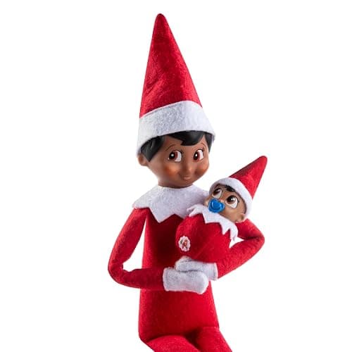 The Elf on the Shelf Frost Pips Mini Blooms Elf Baby Boy with Brown Eyes - Includes Frost Flower Cradle - for Ages 3 Years and Above thumbnail 5