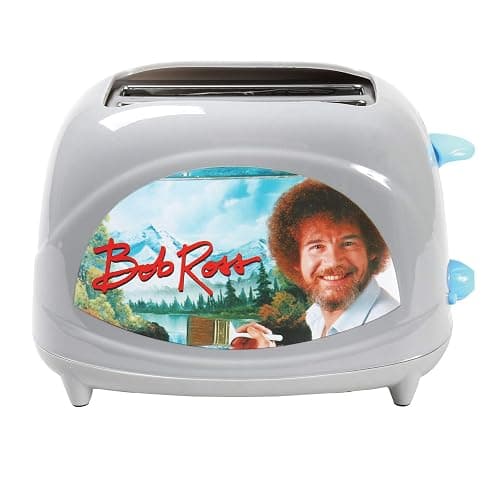 Uncanny Brands Bob Ross Toaster - Toasts Bob's Iconic Face onto Your Toast thumbnail 6