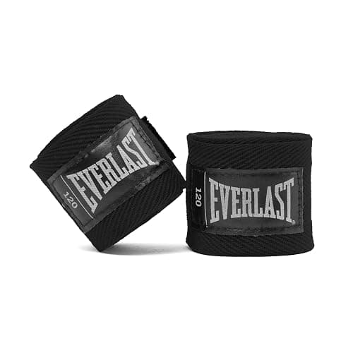 Everlast 120” Handwraps – Breathable Polyester-Cotton, Hook & Loop Closure, Wrist & Knuckle Protection, Wear Under Boxing or Training Gloves – Great for Combat Sports - Image 1