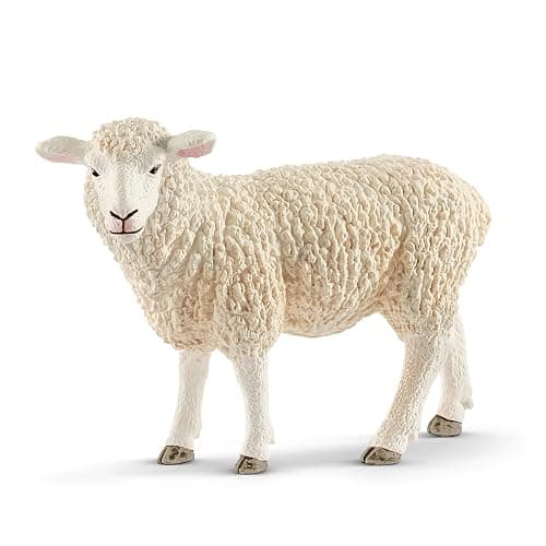 Schleich Farm World, Realistic Farm Animal Toys for Kids and Toddlers, Sheep Toy Figurine, Ages 3+ thumbnail 9