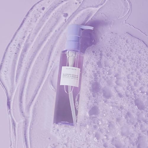 Glow Recipe Blueberry Bounce Exfoliating Face Wash - Foaming Facial Cleanser, Makeup Remover & Clarifying Mask - Hydrating Hyaluronic Acid & Gentle AHA for Sensitive Skin - Korean Skincare, 160ml thumbnail 8