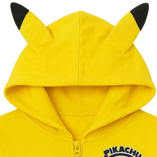 Mad Engine Pokémon Pikachu Costume Hoodie with 3D Ears, Long Sleeve Hooded Sweatshirt, Boys 6-16 thumbnail 7