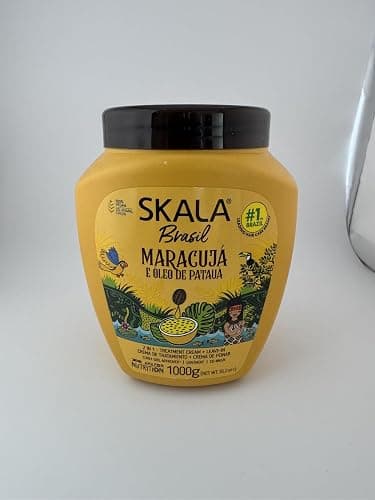 SKALA - Brasil - Creme de Tratamento 2 em 1 Maracuja e Oleo De Pataua 1 Kg - (Passion Fruit & Pataua Oil 2 in 1 Treatment Cream Net 35.27 Oz) thumbnail 3