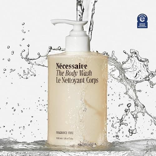Nécessaire The Body Wash Fragrance-Free - Multi-Oil Shower Gel Body Wash for Women + Men. Non-Comedogenic + Hypoallergenic for Sensitive Skin with Niacinamide. 500ml/16.9 fl oz thumbnail 3
