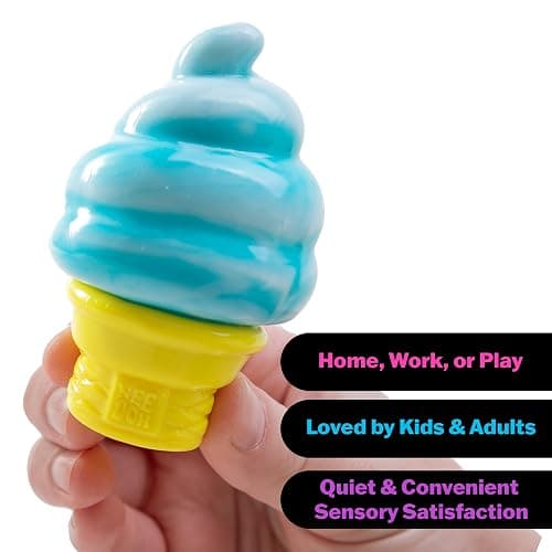 Schylling Needoh Nice Cream Cone - Sensory Squeeze Toy - Colors May Vary thumbnail 5