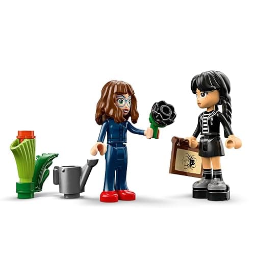 LEGO Wednesday Black Dahlia Flower Building Toy - Pretend Play Set for Girls & Boys, Ages 9+ - with Wednesday Addams & Professor Minidolls - Building Blocks for Kids - Gift Idea for Birthdays - 76784 thumbnail 5