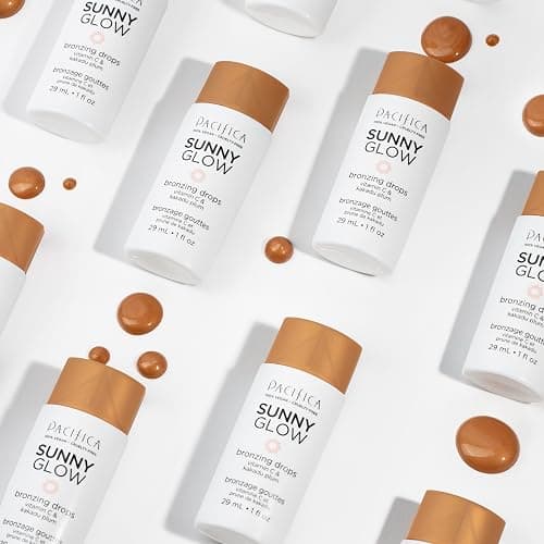 Pacifica Sunny Glow Liquid Face Bronzer Drops - Face Makeup Bronzing For Face & Cheeks for Instant Sun-Kissed Glow - Vitamin C & Glycolic Acid Infused Liquid Bronzer Illuminating Highlighting Clean thumbnail 19