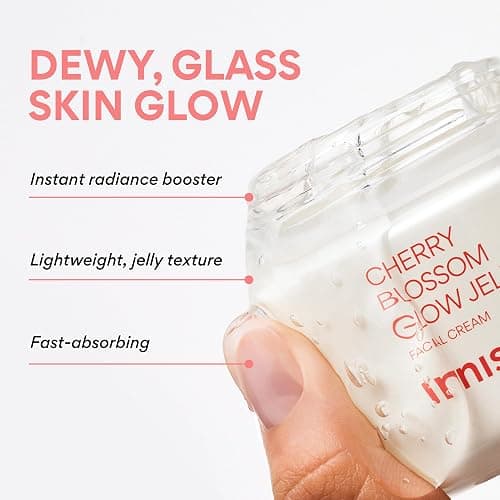 Innisfree Cherry Blossom Glow Jelly Cream with Niacinamide, Korean Hydrating Moisturizer for Smooth, Radiant Skin thumbnail 2