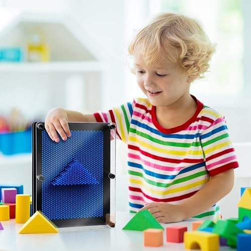 ENJSD 3D Pin Art Sensory Toys for Kids 5-7, Pin Art Board Impression Sensory Toys for Kids with Autism, Autism Gifts for Autistic Children Age 3, 4, 5, 6, 7, 8, 9, 10+ Years Old Boys Girls thumbnail 2