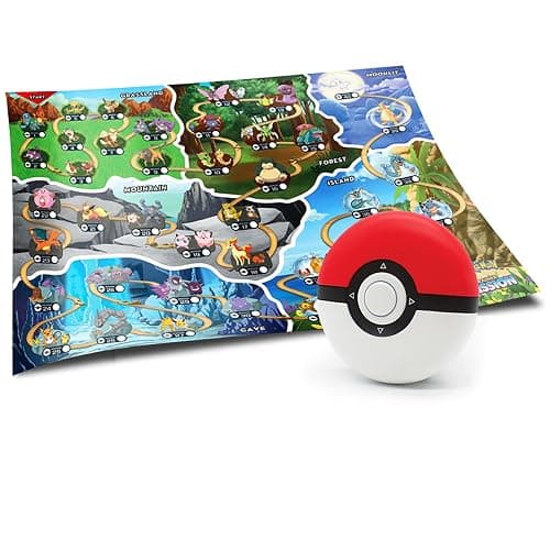 Pokemon Trainer Mission - Electronic Detector Will Guide You On 40 Missions, Voice & Light Instructions, Collect 65 Pokemon, Trainer Map, Kids 5+ Brown Box Packaging - Image 1