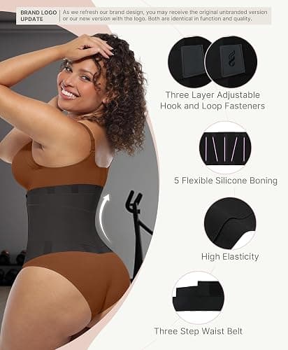FeelinGirl Waist Trainer Belt Cincher Trimmer Tummy Control Body Shaper thumbnail 2
