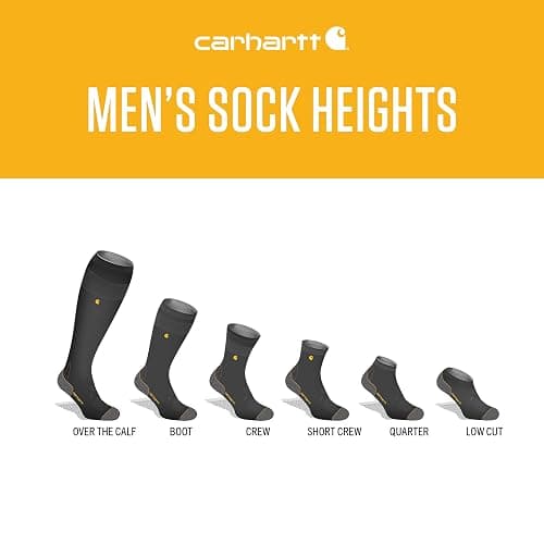 Carhartt Men's Force Midweight Sock 3 Pack thumbnail 6