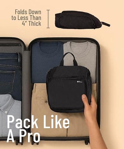 DD D&D Wanderlust D&D Hanging Travel Toiletry Bag for Men and Women – Cosmetics, Makeup and Toiletries Organizer Kit with 10 Compartments thumbnail 7