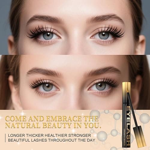 Lash Serum for Eyelash Growth, Premium Lash Enhancing Serum with Advanced Formula Volumizing Longer Fuller and Thicker Looking Lashes, Eyelash Growth for Sensitive Eyes (5 mL) thumbnail 2