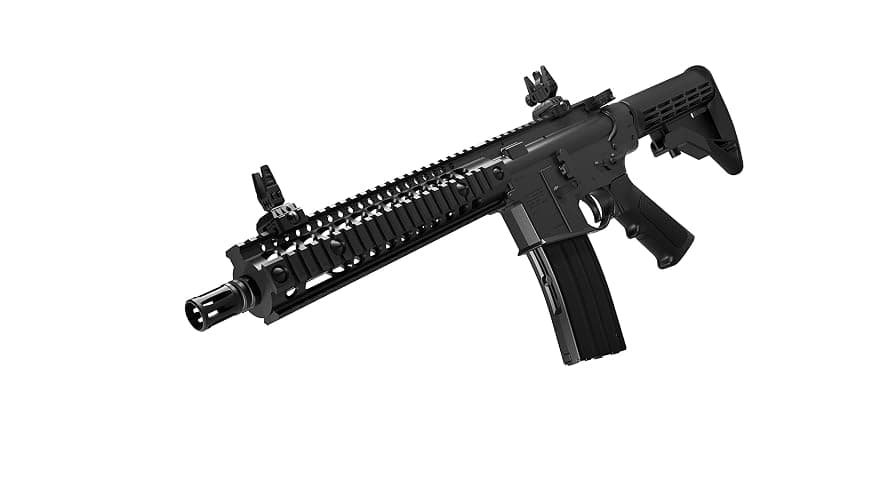 Crosman CFAR1B Full Auto R1 CO2-Powered BB Air Rifle, Black thumbnail 4