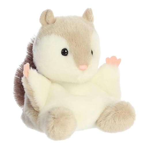 Aurora® Adorable Palm Pals™ Flaps Flying Squirrel™ Stuffed Animal - Fun Collectible Plush for Kids and Adult Collectors - Perfect for Decorating Rooms and Birthday Gifts - Brown 4.5 Inches thumbnail 4