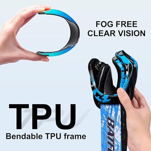 BATFOX Dirt Bike ATV Goggles Motorcycle Gear Riding Motocross Dirtbike 4-Wheeler MX DH Accessories Goggles Glasses for Men Women Youth UV400 Protection Dust-proof Anti-Slip Strap thumbnail 6
