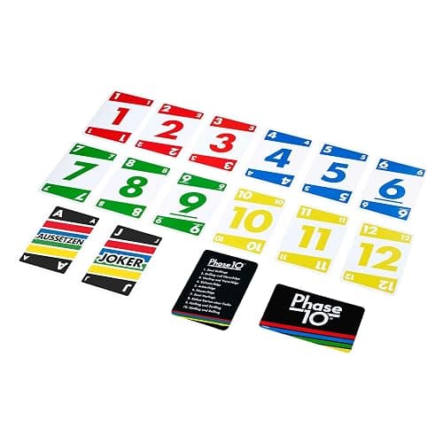 Mattel Games Phase 10 Kartenspiel für die Familie, Deutsche Version, von den UNO-Machern, Rommé-ähnlich, Perfekt als Kinderspiel, Reisespiel oder Spiel für Erwachsene, für 2-6 Spieler, FPW38 thumbnail 5