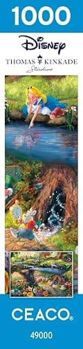 Ceaco - Disney - Thomas Kinkade - Alice in Wonderland - 1000 Piece Jigsaw Puzzle thumbnail 8