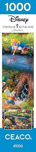 Ceaco - Disney - Thomas Kinkade - Alice in Wonderland - 1000 Piece Jigsaw Puzzle thumbnail 9