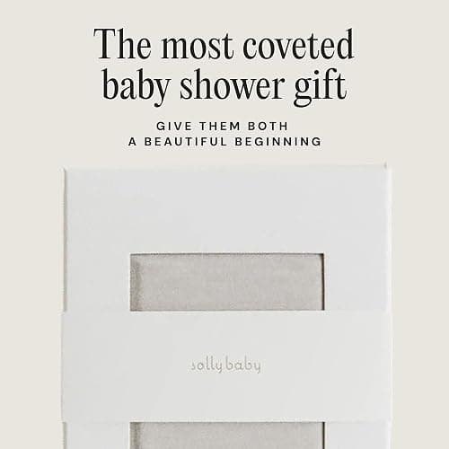 Solly Baby Wrap, Buttery-Soft Baby Carrier Newborn to Toddler 8-25 Lbs., Lightweight & Hands-Free Infant Sling Wrap, Breathable Summer Carrier, Baby Wearing & Postpartum Essential, New Mom Gift, Spelt thumbnail 8