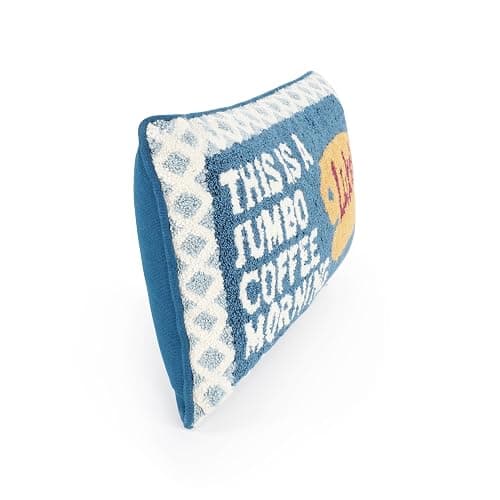 Jay Franco Needlepoint Decorative Pillow – 15 Inch Ultra-Soft Stuffed Plushie & Cozy Throw Pillow, Official Licensed Product, Blue - Gilmore Girls thumbnail 5