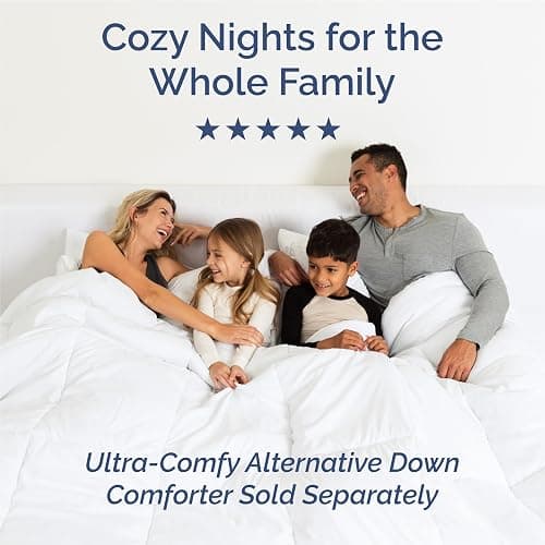 Full Size 4 Piece Sheet Set - Comfy Breathable & Cooling Bed Sheets Set - Hotel Luxury Bedding for Women, Men, Kids, Teens, Boys & Girls - Deep Pockets, Ultra-Soft and Wrinkle Free - Oeko-Tex - White thumbnail 8