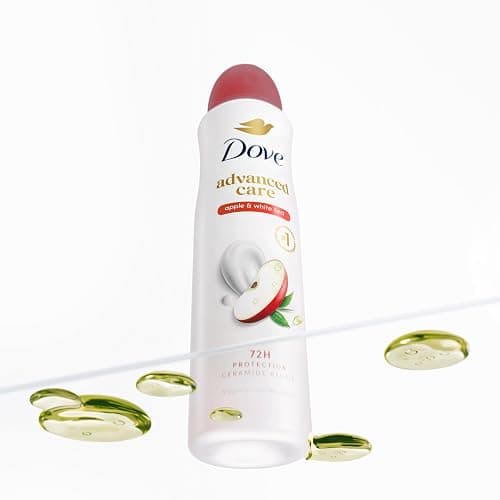 Dove Advanced Care Antiperspirant Deodorant Spray Apple & White Tea Antiperspirant deodorant to help skin barrier repair by boosting skin's ceramide levels 72-hour odor and sweat protection 3.8 oz thumbnail 5