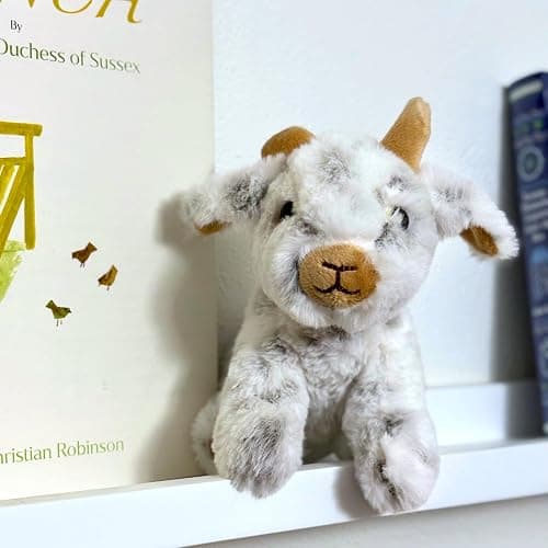 The Petting Zoo Goat Stuffed Animal Plushie, Gifts for Kids, Wild Onez Babiez Farm Animals, Goat Plush Toy 6 inches thumbnail 8