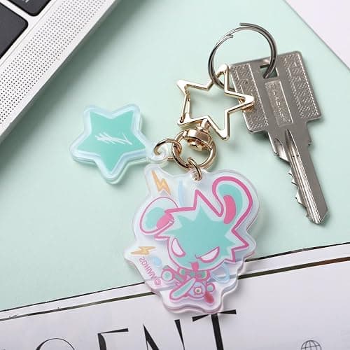 YJacuing Alien Stage Rabbit Series Chibi Acrylic Keychain, Officially Licensed Anime ALNST Collectible Bag Charm Pendant thumbnail 4