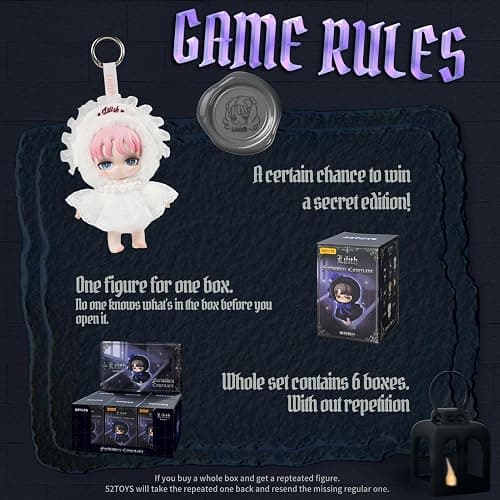 52TOYS Lilith Forbidden Covenant Series Blind Box Stuffed Animal Plush Toy with Soft and Adorable Design, 1PC Perfect for Cuddling, Display, and Unique Posing, Ideal Gift for Panda Enthusiasts thumbnail 2