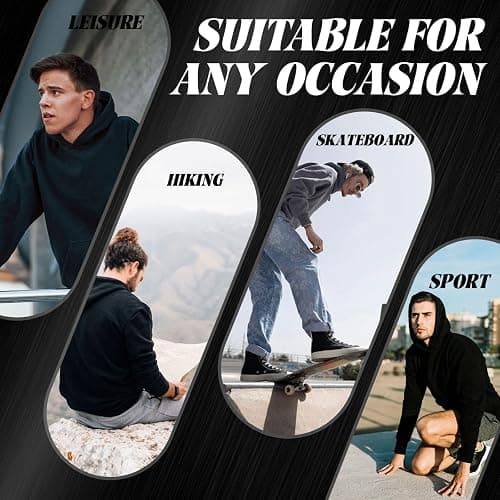 Durnpdit Men's Hooded Sweatshirt Lil Peep Hoodie Sweatshirts Leisure Pullover Unisex Hoodies Long Sleeve with Pocket thumbnail 7