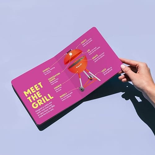 A Tiny Guide to BBQ: A Funny Foodie Board Book for Toddlers, Unique Baby Shower or First Birthday Gift, New Dad Summer Grilling & Outdoor Cooking Book for Kids thumbnail 3