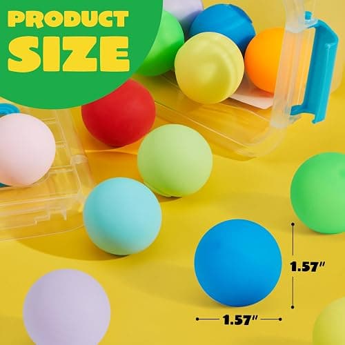 JOYIN 9 Pack Slow Rising Stress Balls, Squishy Sensory Fidget Toys, Hand Therapy Balls for Anxiety Relief, Classroom Prize Box Toys for Kids, Goodie Bag Stuffers, Party Favors thumbnail 3